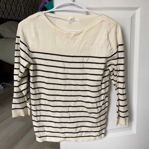 H&M basic striped sweater top (never worn)